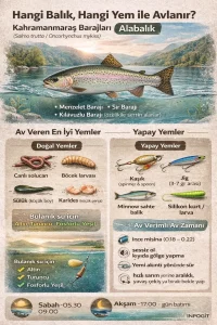 Hangi Balık, Hangi Yem ile Avlanır?Alabalık