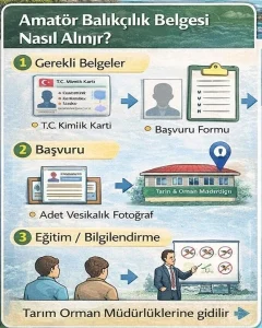 Amatör Balıkçılık Belgesi Nasıl Alınır?