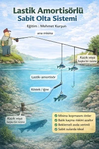 Lastik Amortisörlü Sabit Olta Sistemi Nedir?