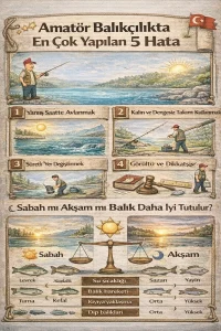 Amatör Balıkçılıkta En Çok Yapılan 5 Hata