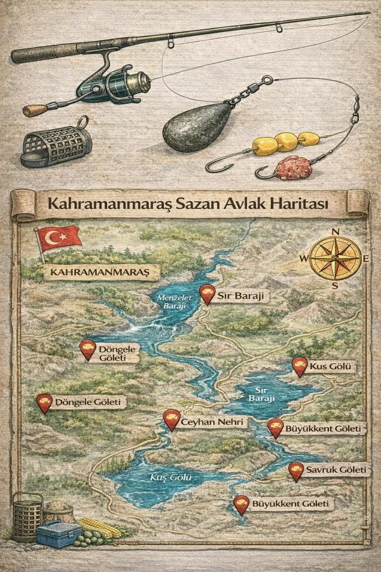 Kahramanmaraş’ta Sazan Avı