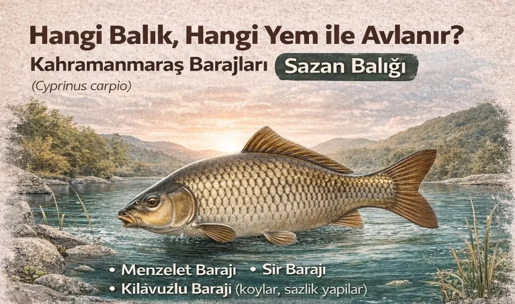 Hangi Balık, Hangi Yem ile Avlanır?Sazan